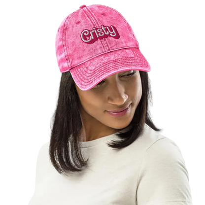 Custom Vintage Cap with your own name