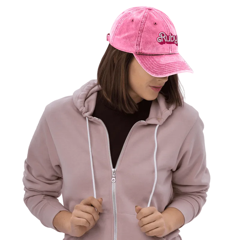 Custom Vintage Cap with your own name