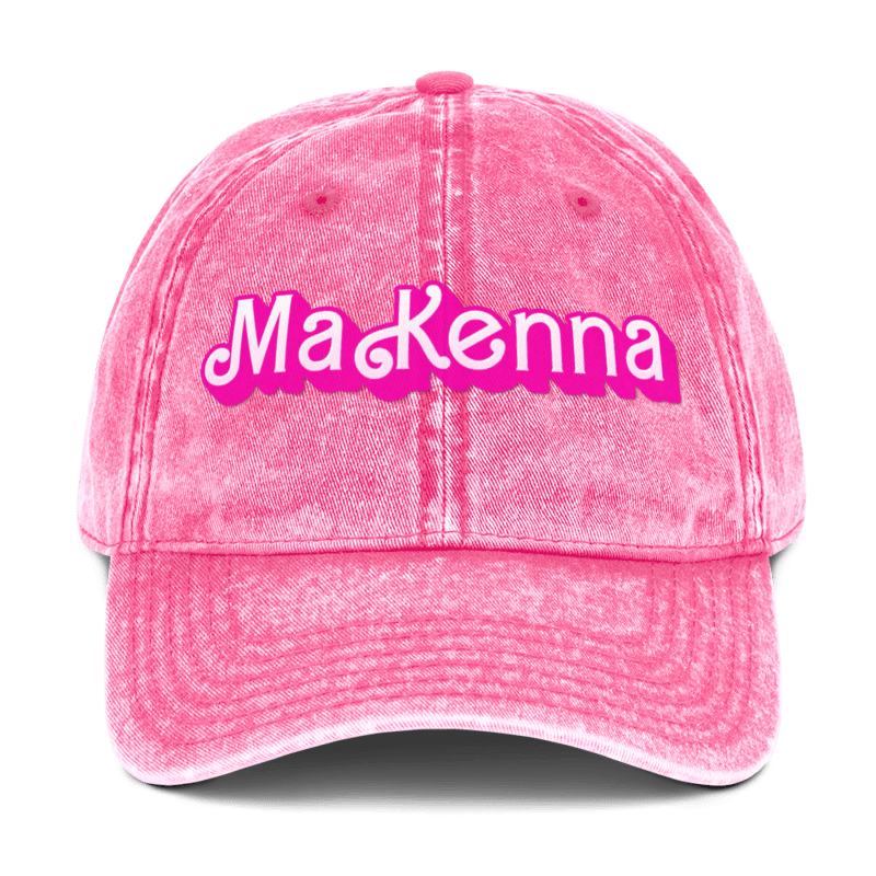 Custom Vintage Cap with your own name