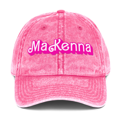 Custom Vintage Cap with your own name