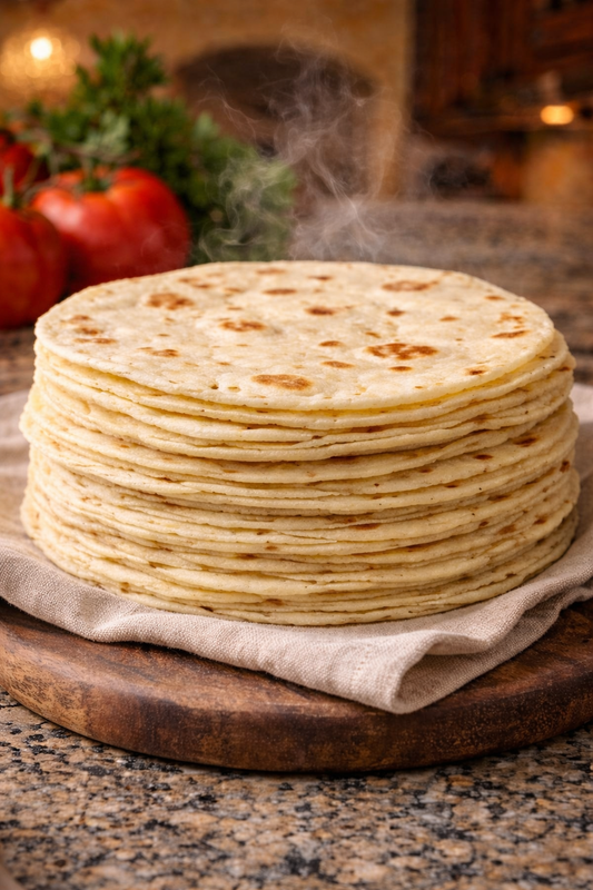DOZEN - Handmade Flour Tortillas