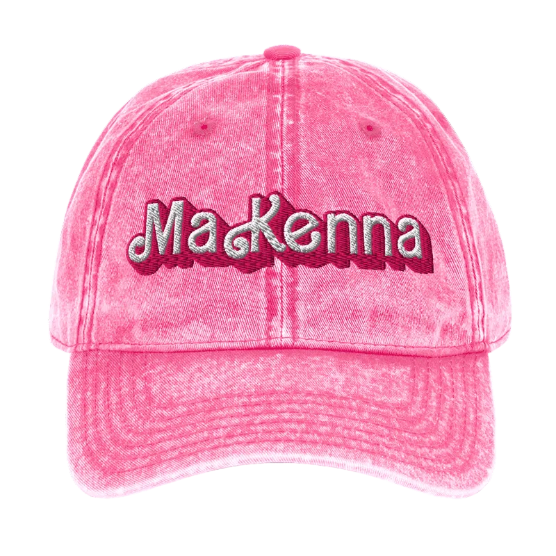 Custom Vintage Cap with your own name